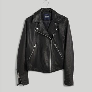 Madewell Washed Leather Motorcycle Jacket